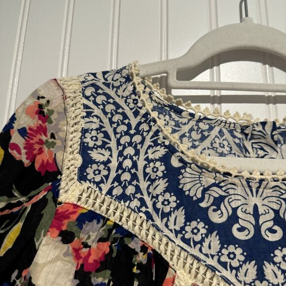 Anthropologie Vanessa Virginia Inez Patchwork Swing Dress Size 2 - Picture 5 of 8